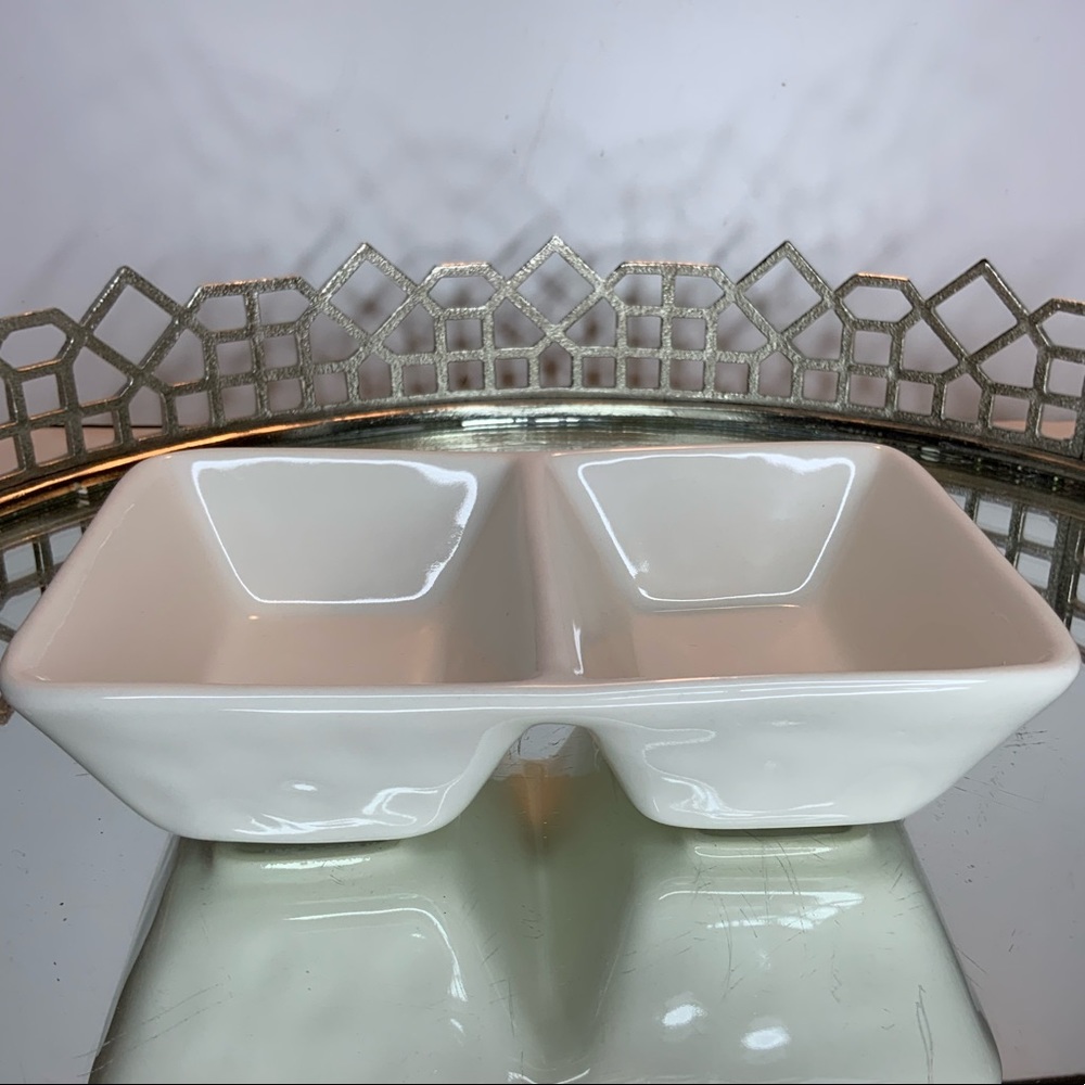 Rae Dunn Divided Dish Bowl Server #M045 - Picture 5 of 5